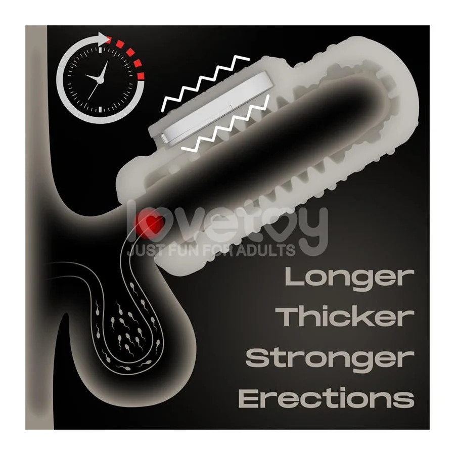 Knights Ring Funda para el Pene y Estimulador Drip