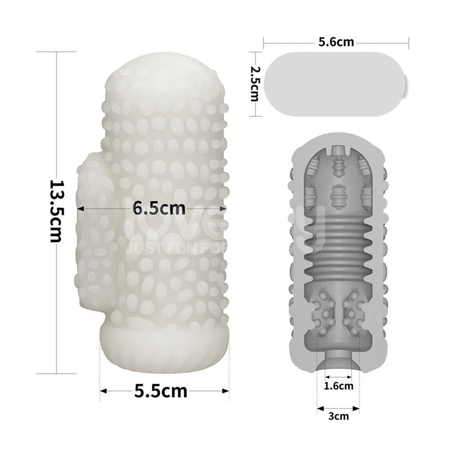Knights Ring Funda para el Pene y Estimulador Drip