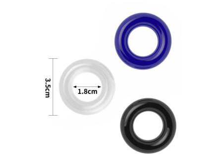 Pack de 3 Anillos para el Pene Power Plus Pack de 3 Anillos para el Pene Power Plus