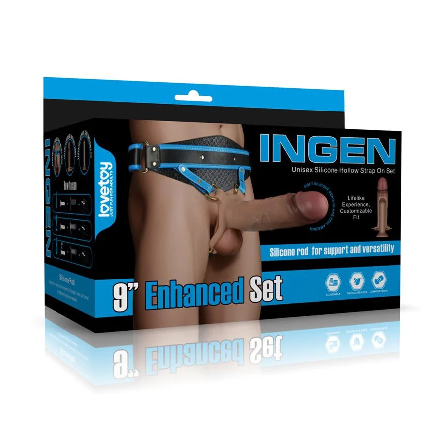 Ingen Arnes Ajustabe con Dildo Hueco 9 Enhanced Set XS S M Ingen Arnes Ajustabe con Dildo Hueco 9 Enhanced Set XS S M