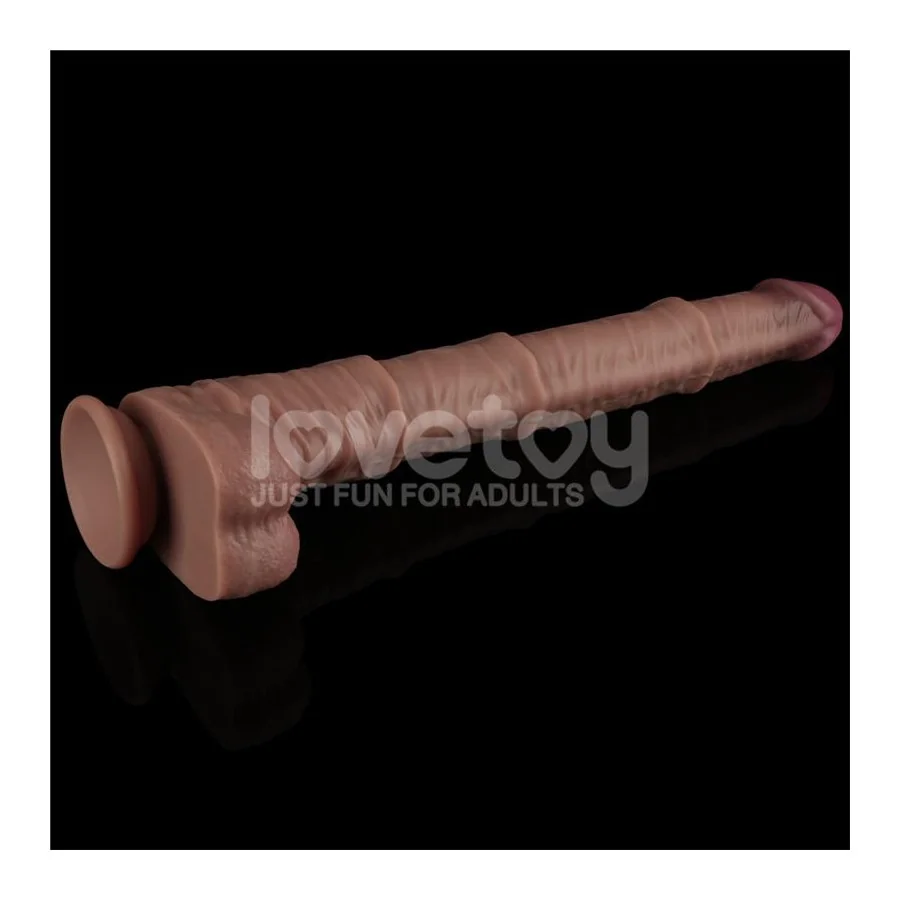Dildo Dual Layered Articulable XXL 16