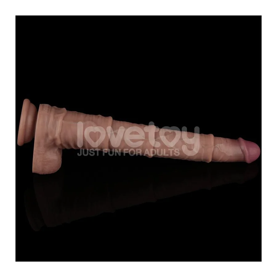 Dildo Dual Layered Articulable XXL 16