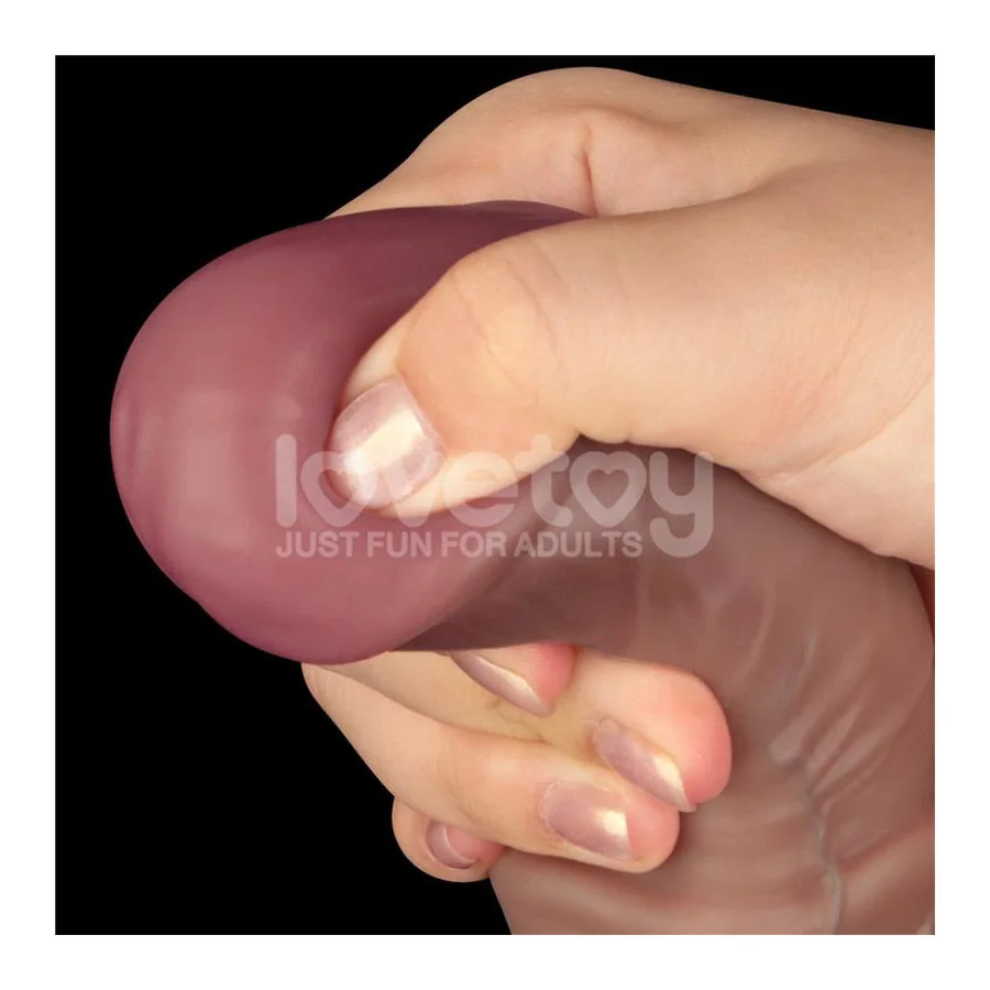 Dildo Dual Layered Articulable XXL 16