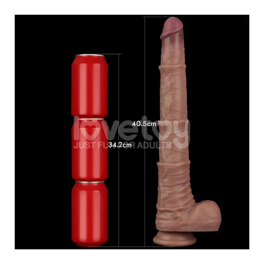 Dildo Dual Layered Articulable XXL 16