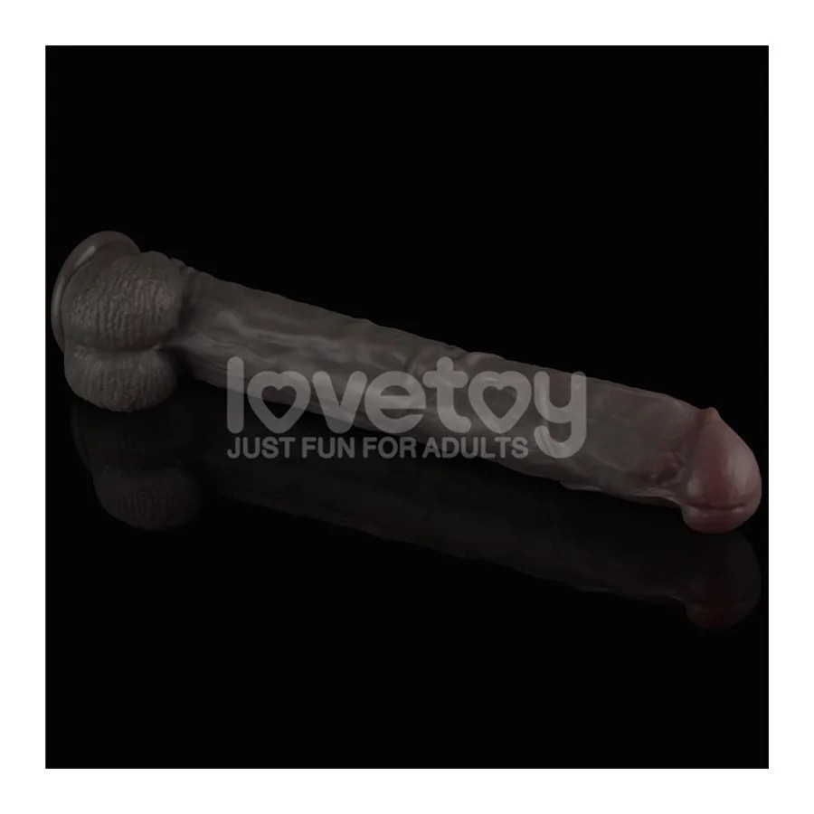 Dildo Dual Layered Articulable XXL 145