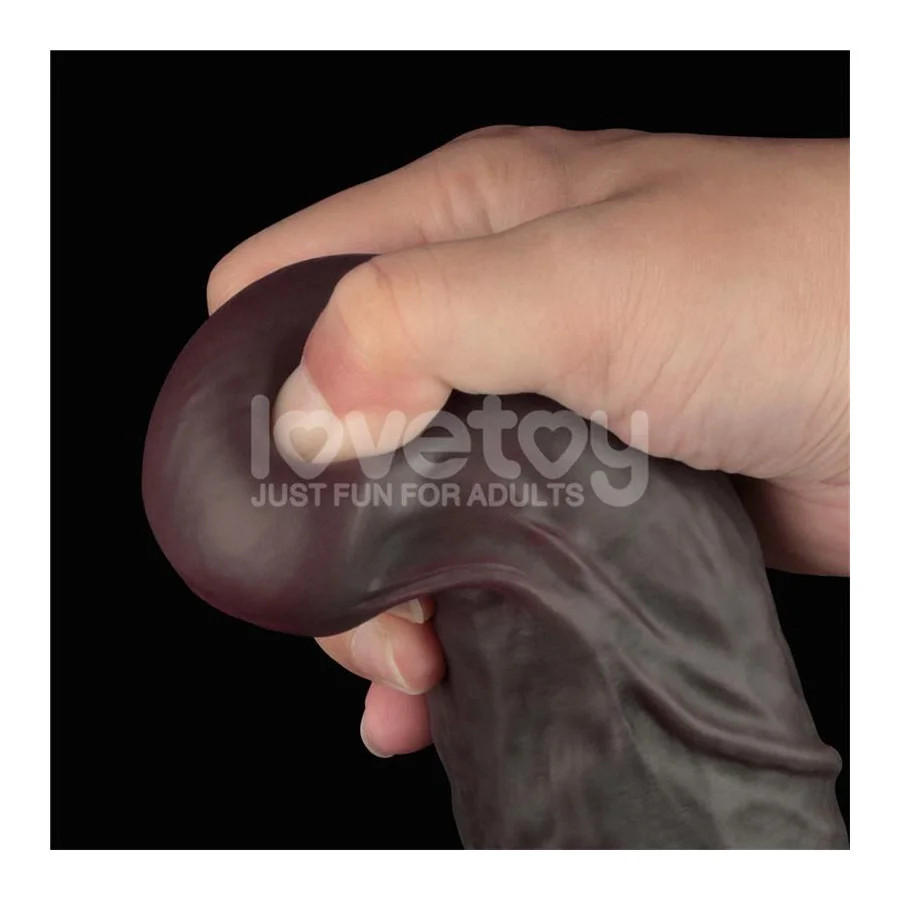 Dildo Dual Layered Articulable XXL 145