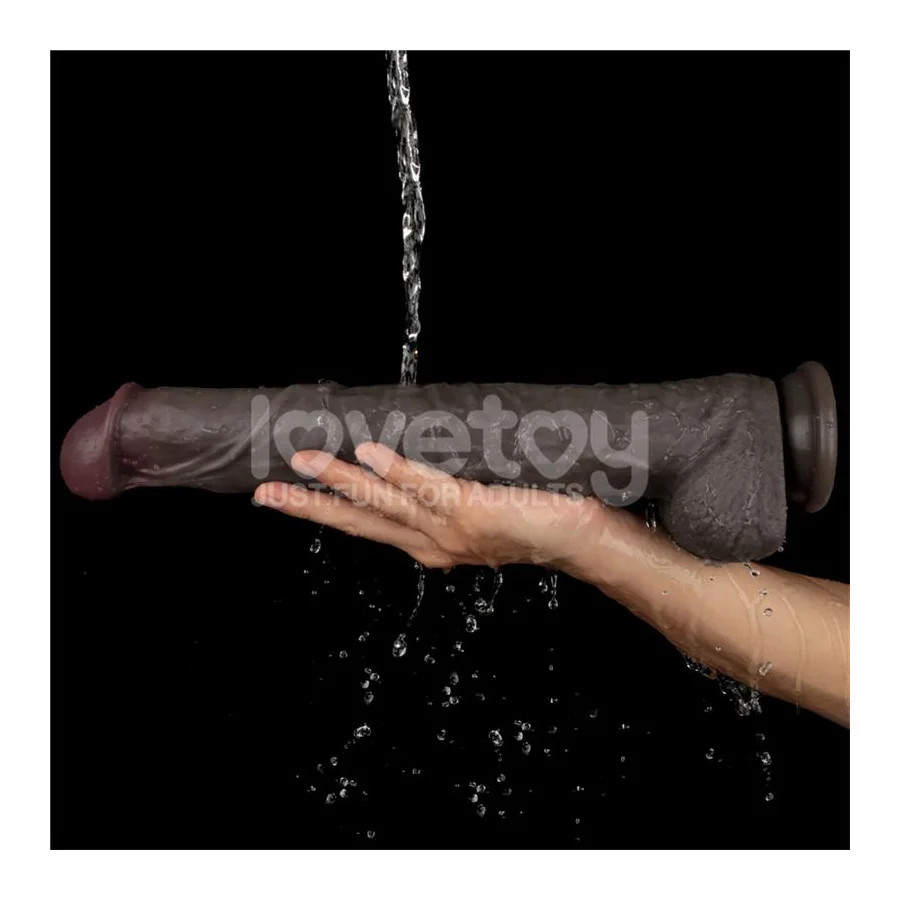 Dildo Dual Layered Articulable XXL 145