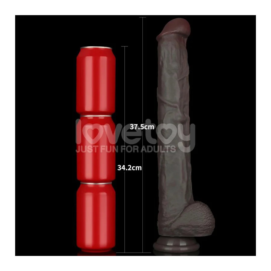 Dildo Dual Layered Articulable XXL 145