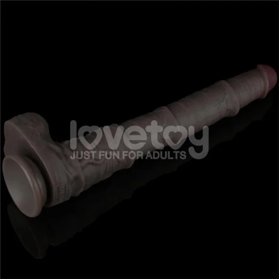 Dildo Dual Layered Articulable XXL 16
