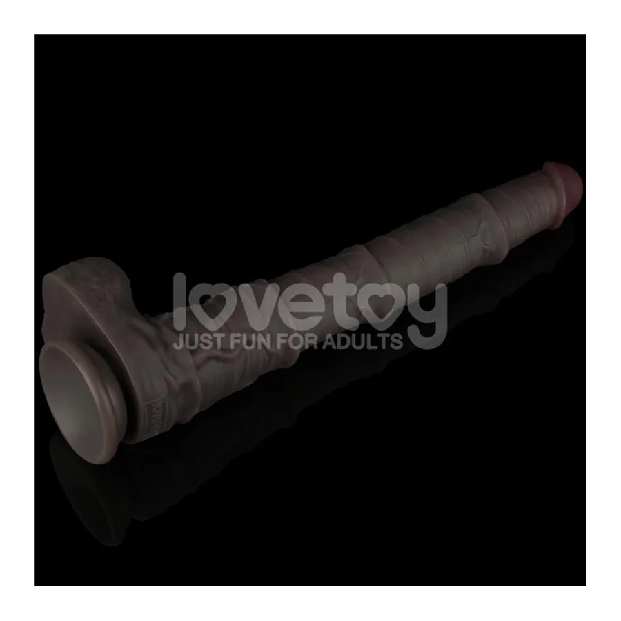 Dildo Dual Layered Articulable XXL 16