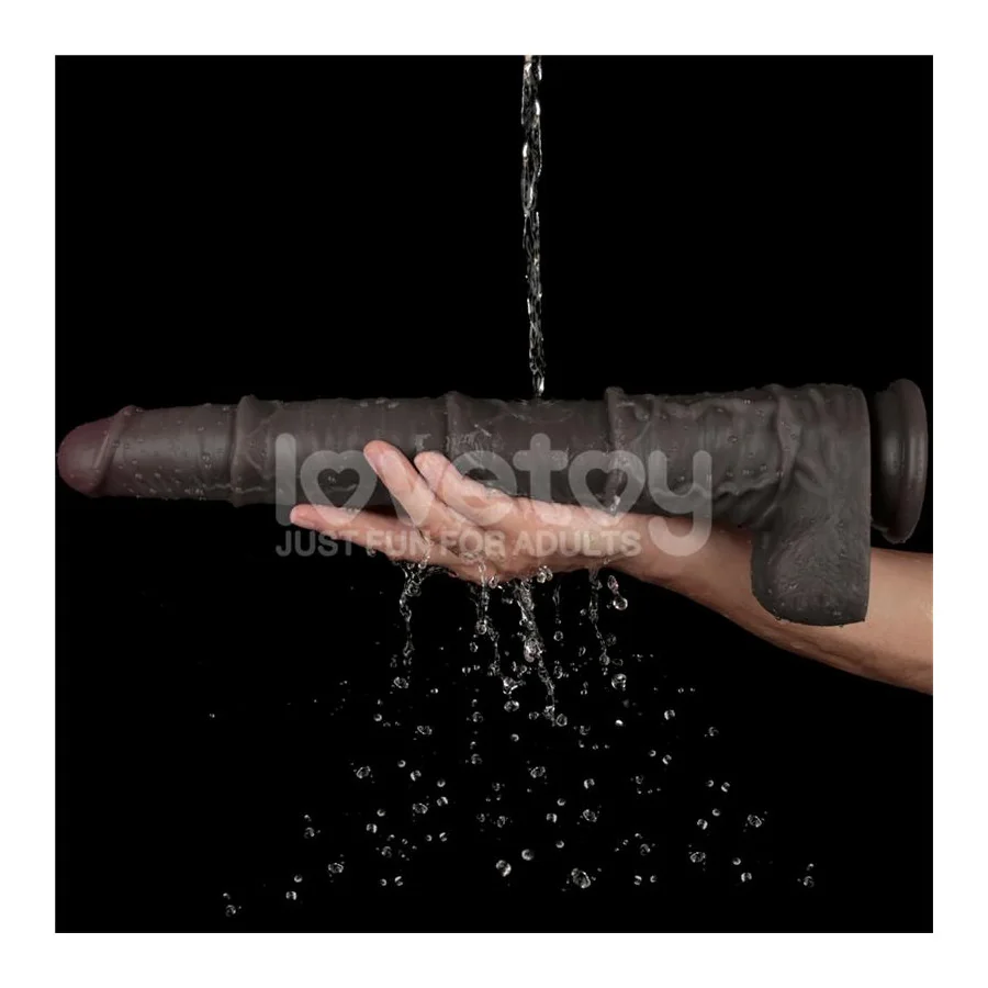 Dildo Dual Layered Articulable XXL 16