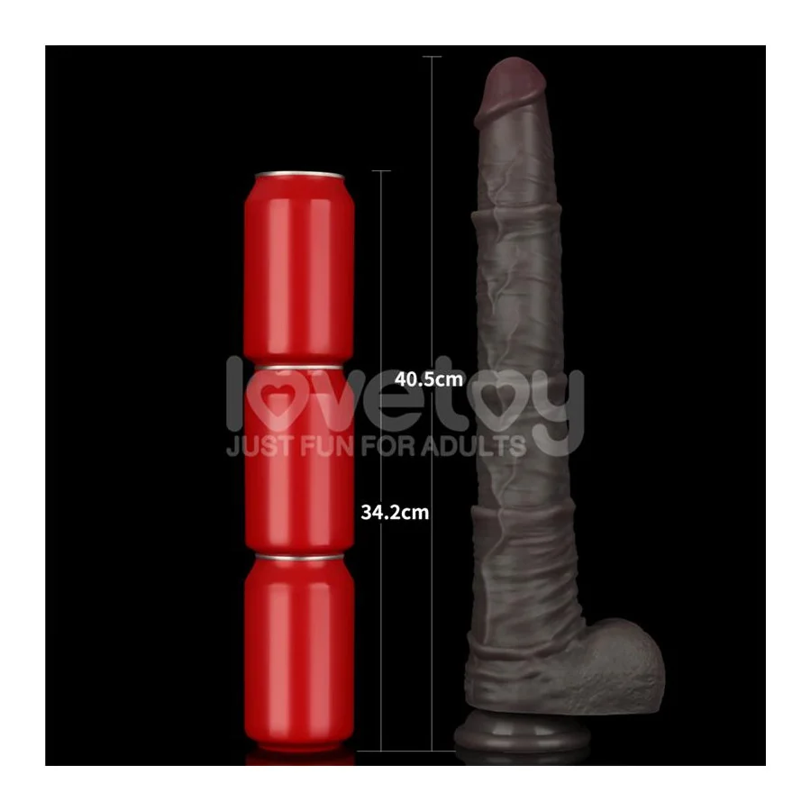 Dildo Dual Layered Articulable XXL 16