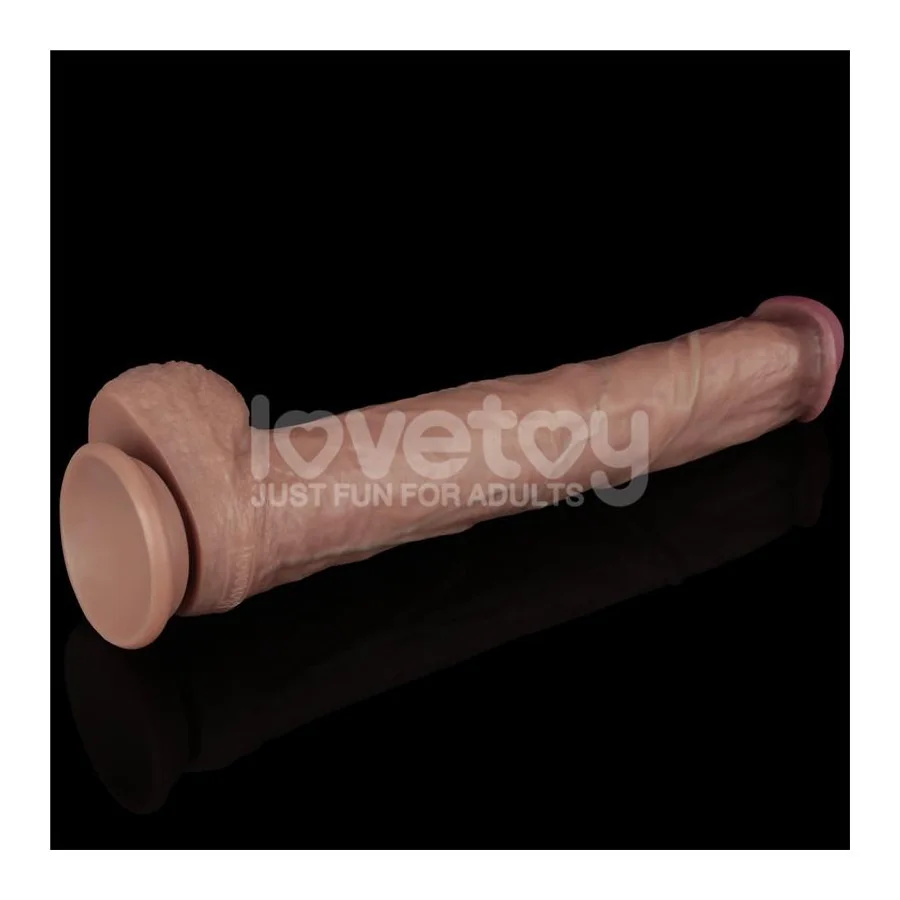 Dildo Dual Layer Articulable XXL 145