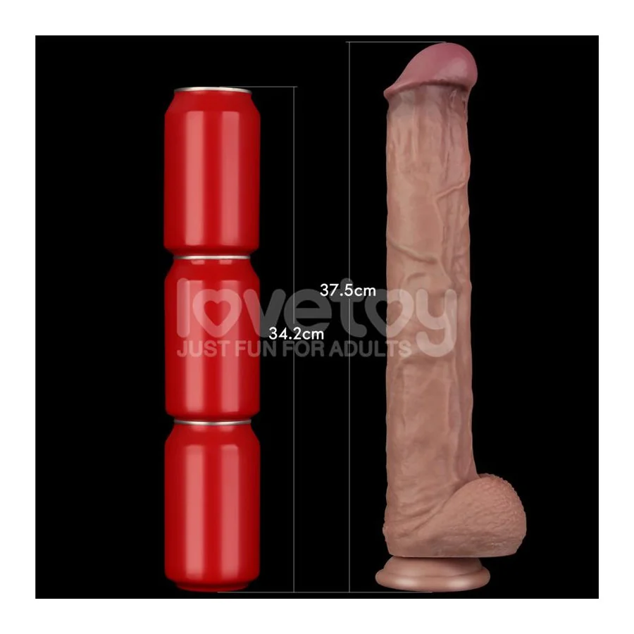 Dildo Dual Layer Articulable XXL 145