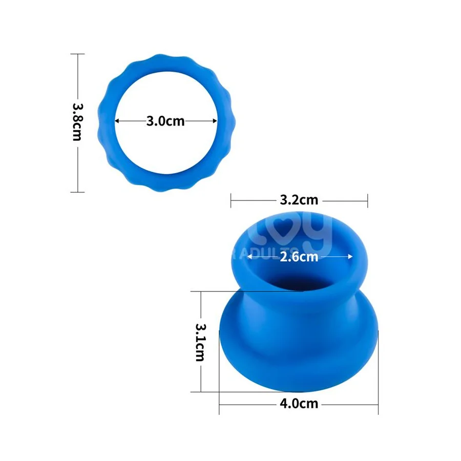 Pinnacle Pro Twin Flex Stretcher Anillo Doble para el Pene