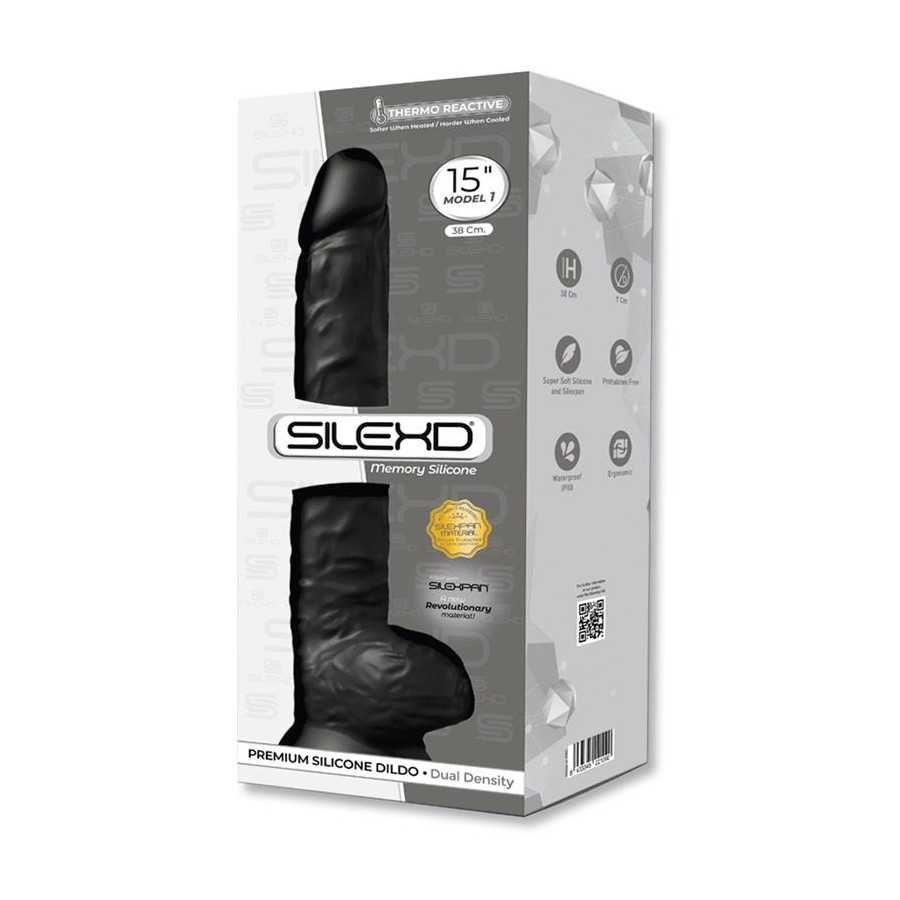 Dildo Dual Density Model 1 15 Negro