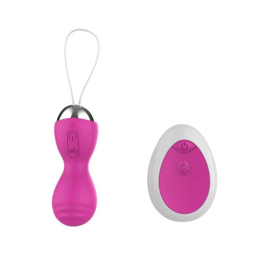 Huevo Vibrador con Control Remoto USB Rosa