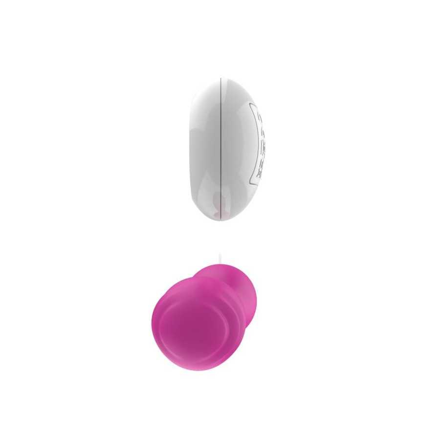 Huevo Vibrador con Control Remoto USB Rosa