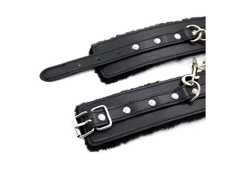 Esposas con Forro Interior Ajustables 30 cm Negro