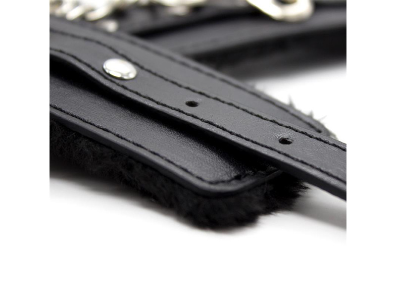 Esposas con Forro Interior Ajustables 30 cm Negro