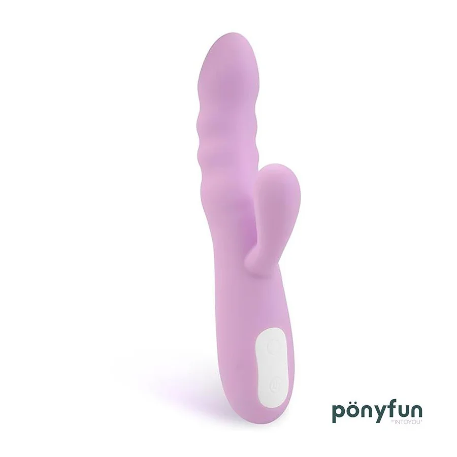 Brightlavender Vibrador y Rotador Doble Motor 360º USB Silicona