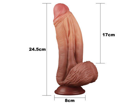 Dildo Nature King 10 Dual Layer