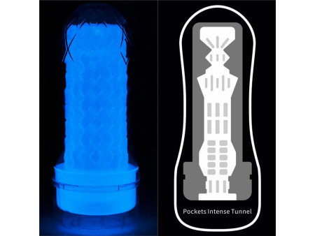 Masturbador Masculino Lumino Luz Azul Masturbador Masculino Lumino Luz Azul