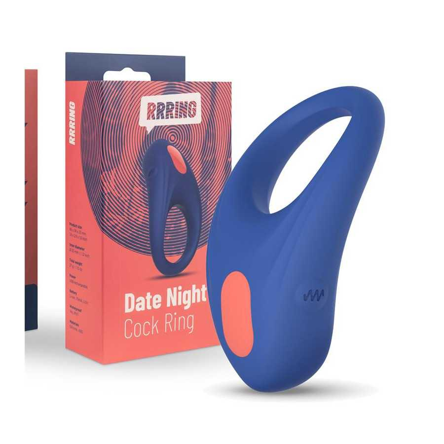 Rring Date Night Anillo para el Pene con Vibracion USB Silicona