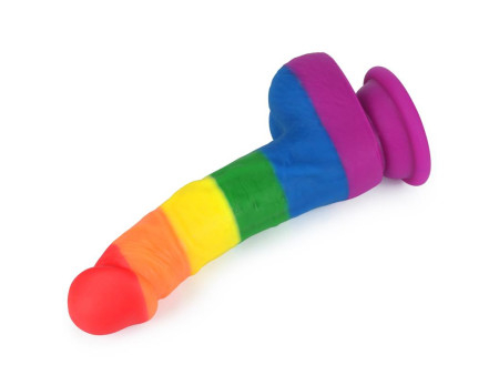 Dildo Prider 8 Silicona Liquida LGBT