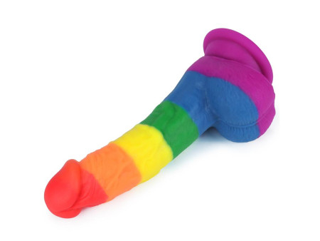 Dildo Prider 8 Silicona Liquida LGBT