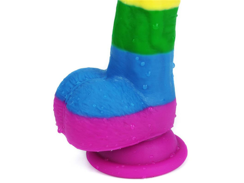 Dildo Prider 8 Silicona Liquida LGBT