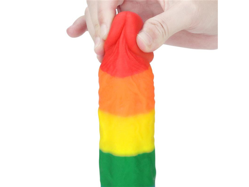 Dildo Prider 8 Silicona Liquida LGBT