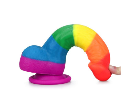 Dildo Prider 8 Silicona Liquida LGBT