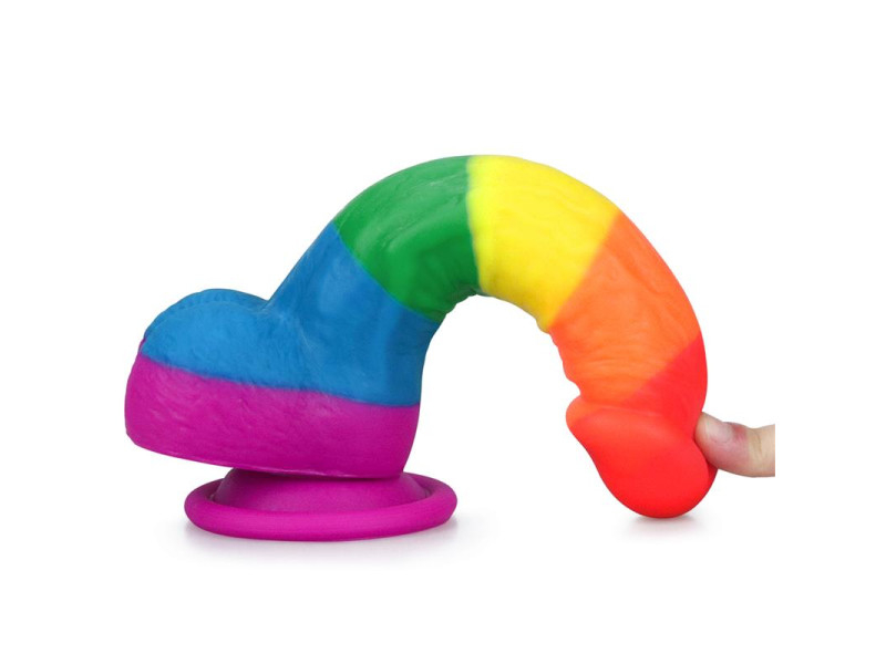 Dildo Prider 8 Silicona Liquida LGBT