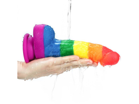 Dildo Prider 8 Silicona Liquida LGBT