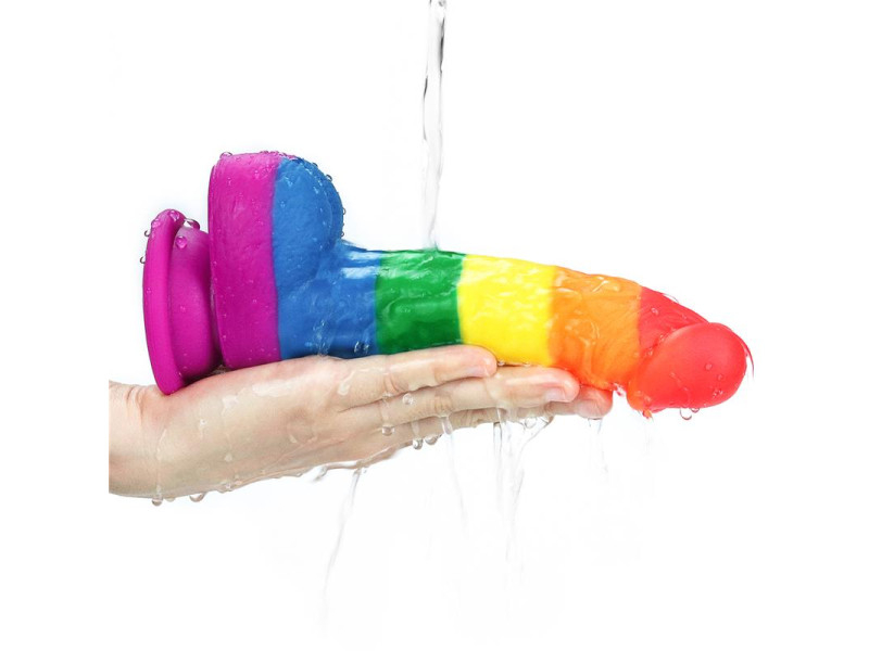 Dildo Prider 8 Silicona Liquida LGBT