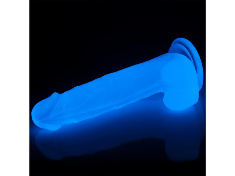 Dildo Lumino 75 Luz Azul
