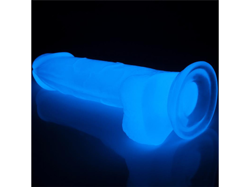 Dildo Lumino 75 Luz Azul
