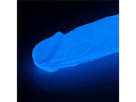Dildo Lumino 75 Luz Azul