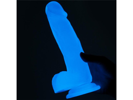 Dildo Lumino 75 Luz Azul