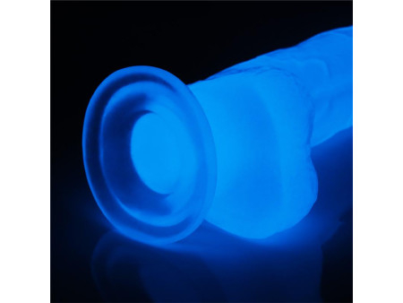 Dildo Lumino 75 Luz Azul