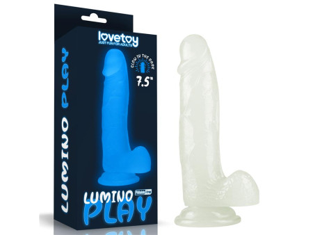 Dildo Lumino 75 Luz Azul