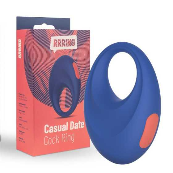 Rring Casual Date Anillo para el Pene con Vibracion USB Silicona