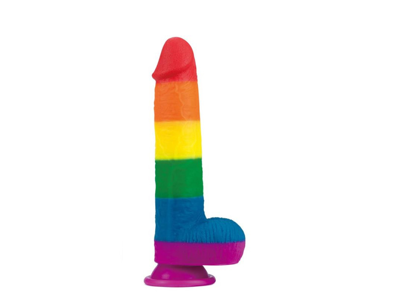 Dildo Prider 9 Silicona Liquida LGBT