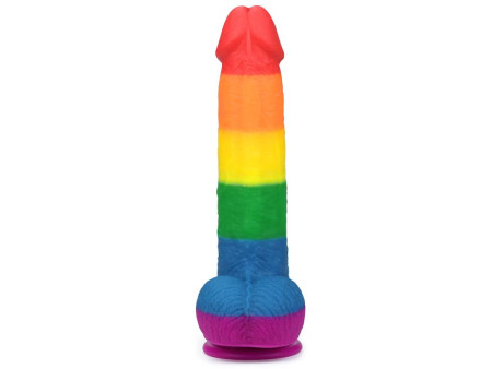 Dildo Prider 9 Silicona Liquida LGBT