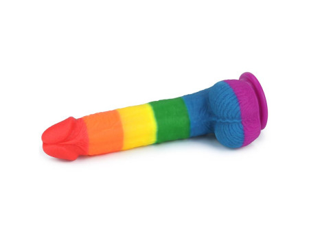 Dildo Prider 9 Silicona Liquida LGBT