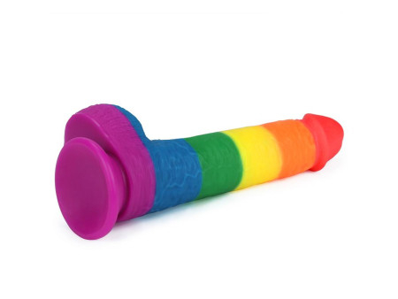 Dildo Prider 9 Silicona Liquida LGBT