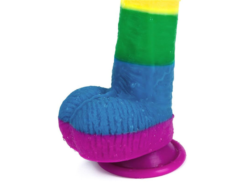 Dildo Prider 9 Silicona Liquida LGBT