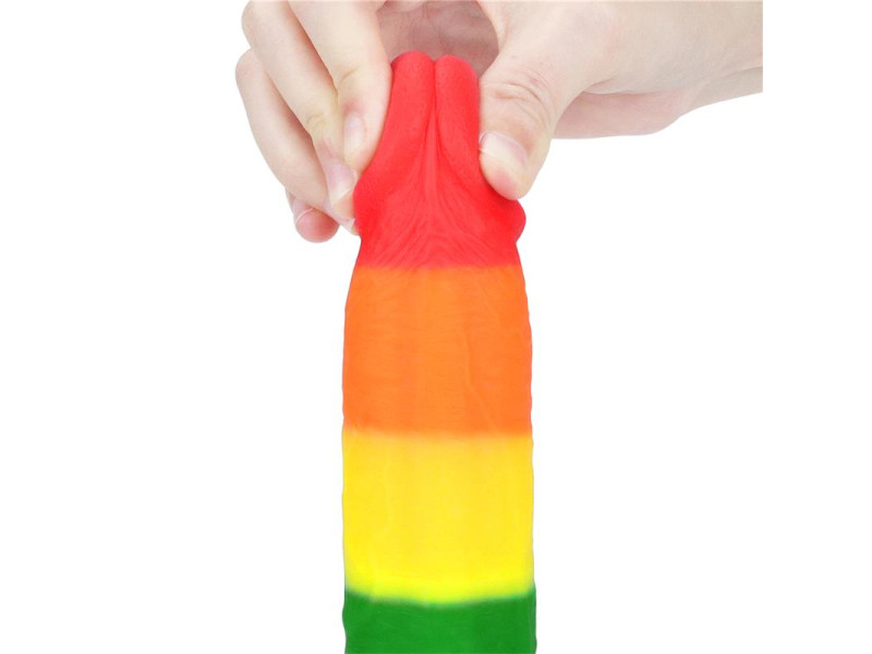 Dildo Prider 9 Silicona Liquida LGBT