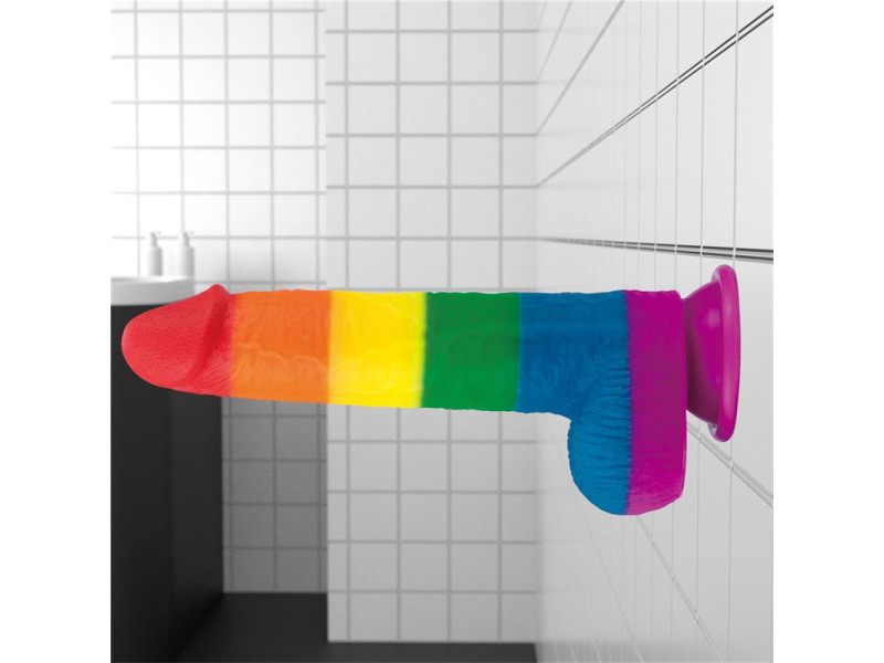 Dildo Prider 9 Silicona Liquida LGBT
